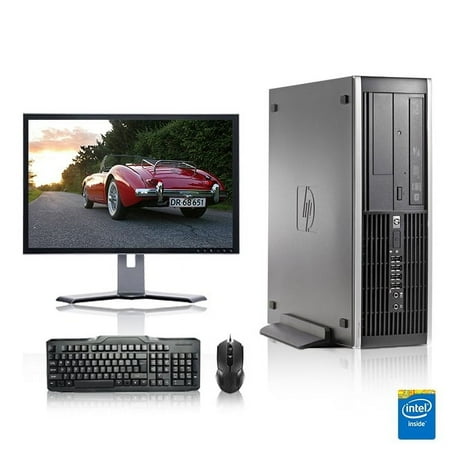HP DC Desktop Computer 2.5 GHz Core 2 Duo Tower PC, 8GB, 160GB HDD, Windows 10 x64, 17" Monitor , USB Mouse & Keyboard