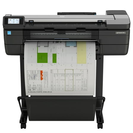 HP DesignJet T830 Wireless 24" Large Format Multifunction Color Inkjet Plotter Printer