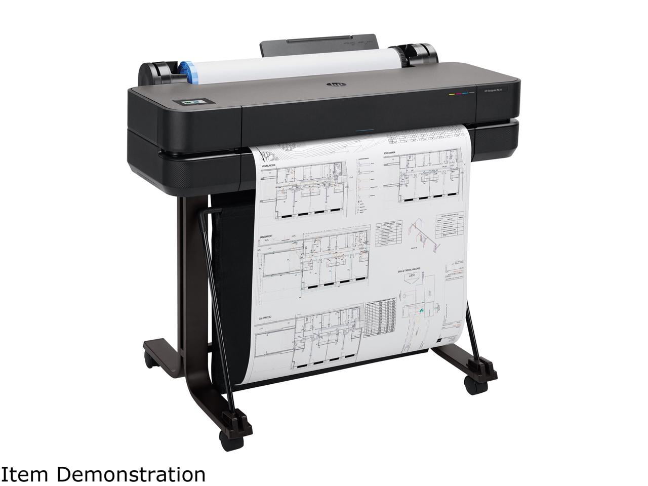 HP DesignJet T630 Large Format Wireless Plotter Printer - 24", with Mobile Printing (5HB09A)