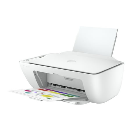 HP - DeskJet 2734e Wireless All-In-One Inkjet Printer with 6 months of Instant Ink included from HP+ - White