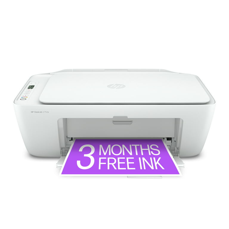 HP DeskJet 2752e All-in-One Wireless Color Inkjet Printer with 3