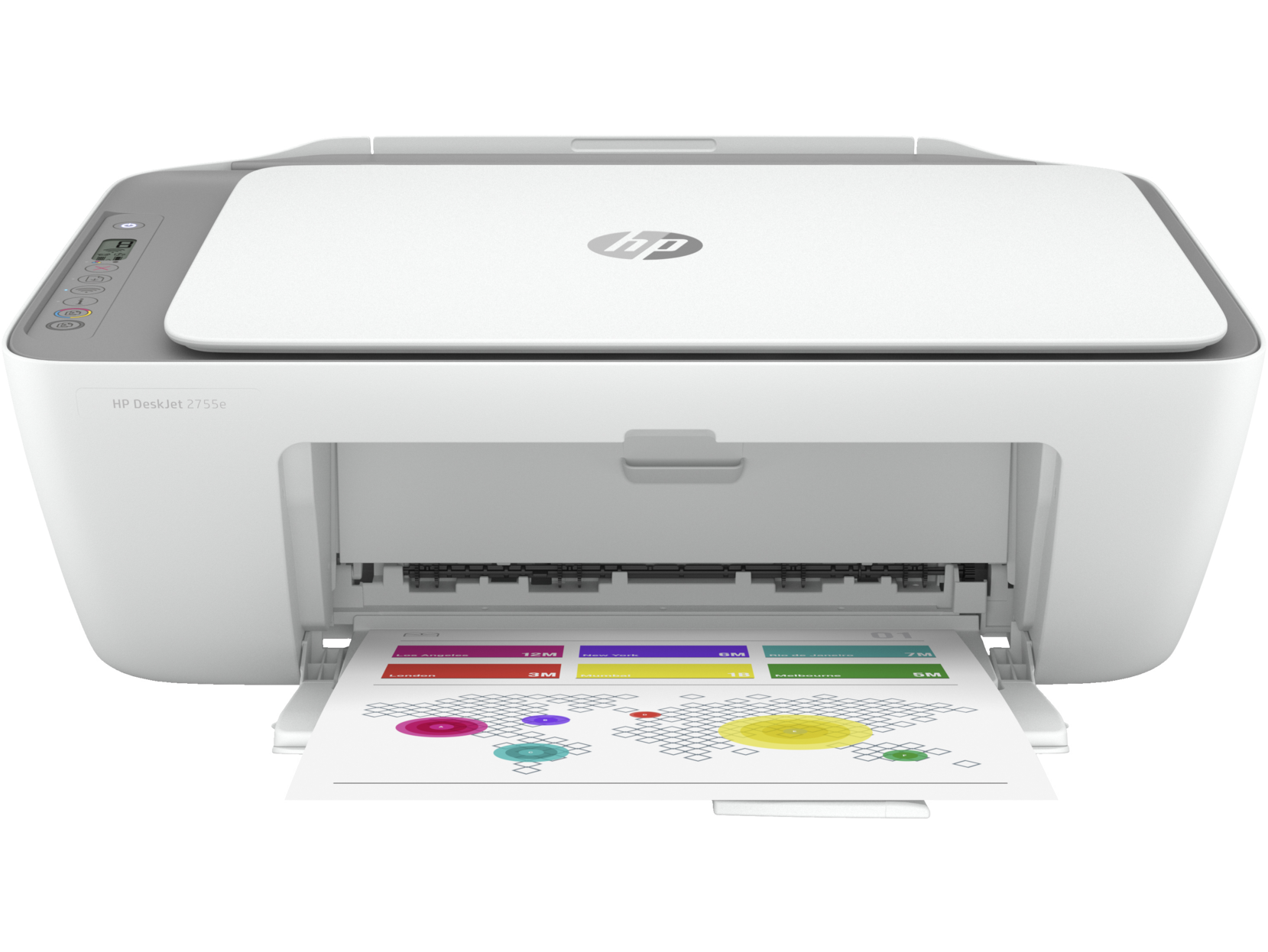 HP DeskJet 2755e All-in-One Inkjet Printer, Color Mobile Print, Copy, Scan Up to - image 1 of 8