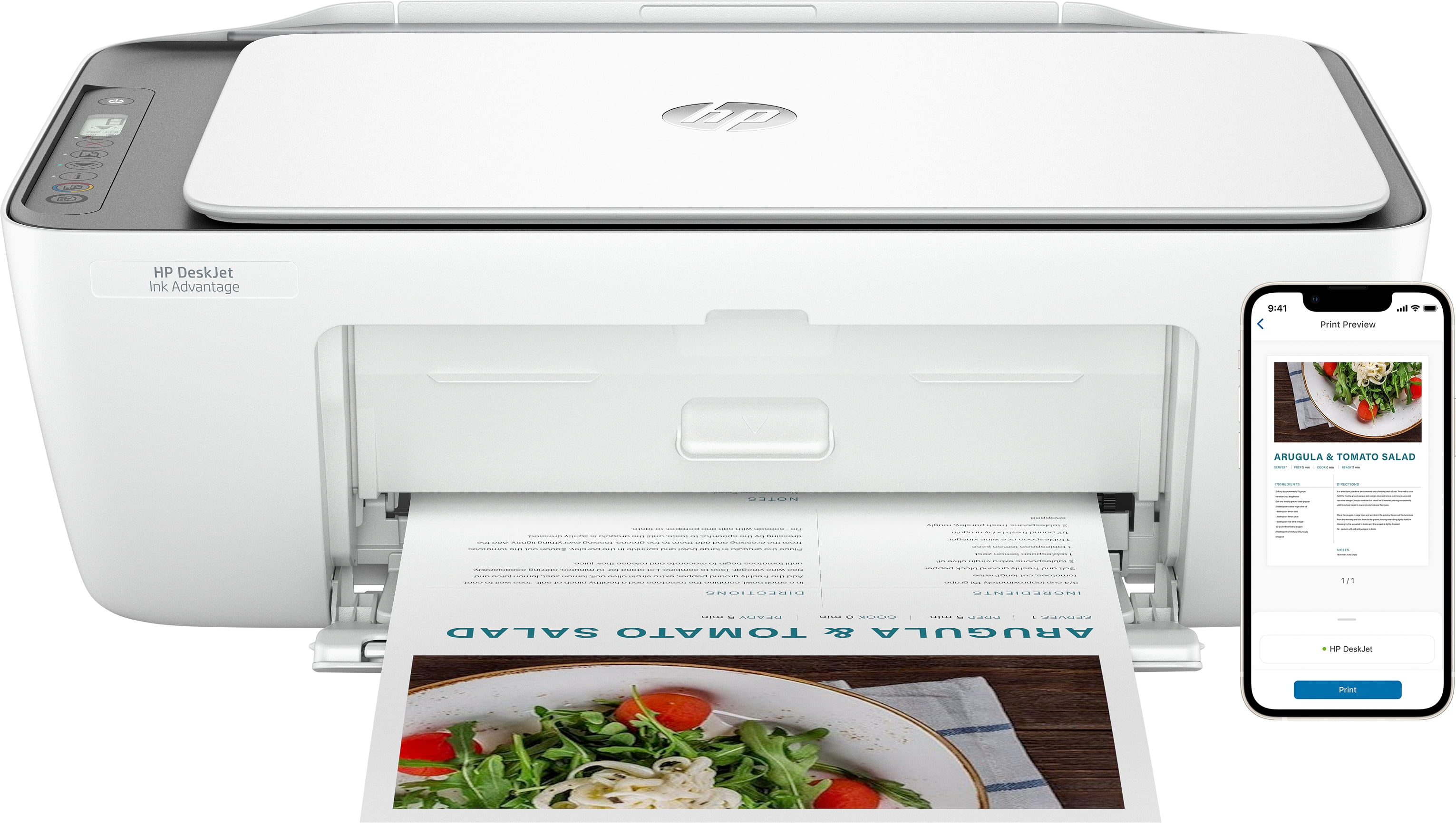 Best All In One Color Inkjet Printer HP DeskJet 2852e All-in-One Wireless Color Inkjet Printer with 3 Months