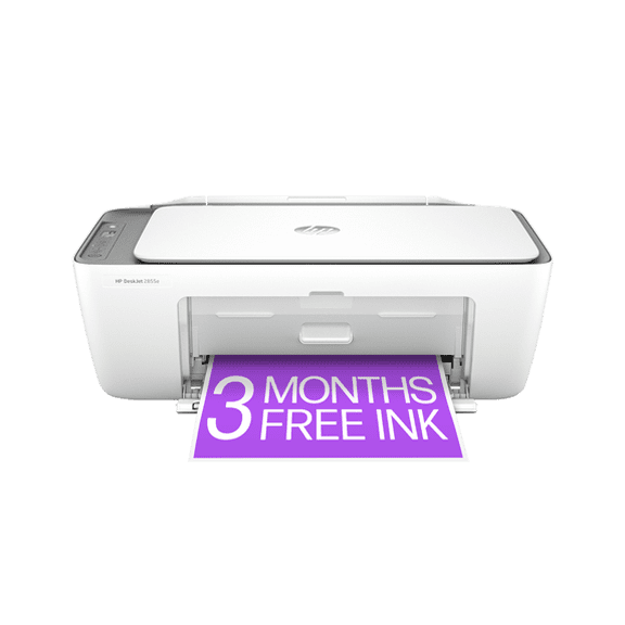 HP DeskJet 2855e All-in-One Inkjet Printer, Color Mobile Print, Copy, Scan Up to