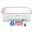 thumbnail image 1 of HP DeskJet 2942 Wireless All-in-One Color Inkjet Printer, 6 Months Free Instant Ink, Pale Rose, 1 of 16