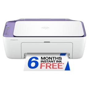 HP DeskJet 2942 Wireless All-in-One Color Inkjet Printer, 6 Months Free Instant Ink, Violet Tulip