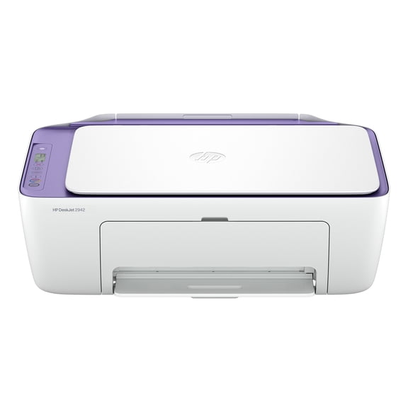 HP DeskJet 2942 Wireless All-in-One Color Inkjet Printer, 6 Months Free Instant Ink, Violet Tulip