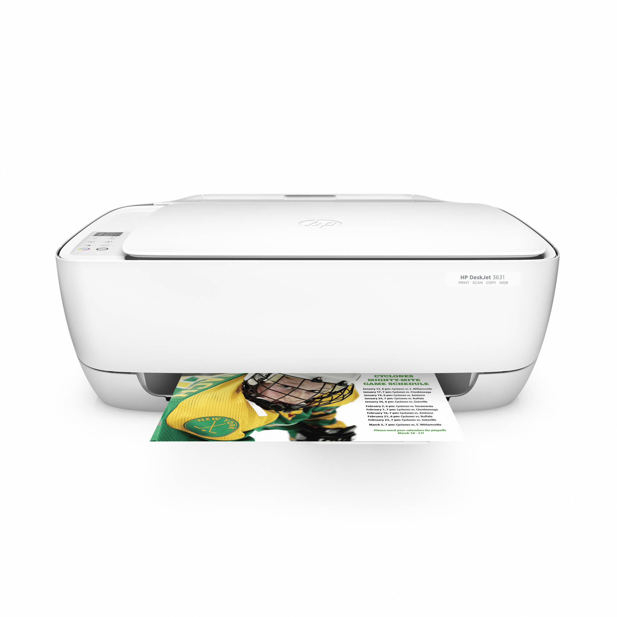HP DeskJet 3631 All-in-One Compact Printer with Wireless Printing (K4T94A) - image 1 of 13
