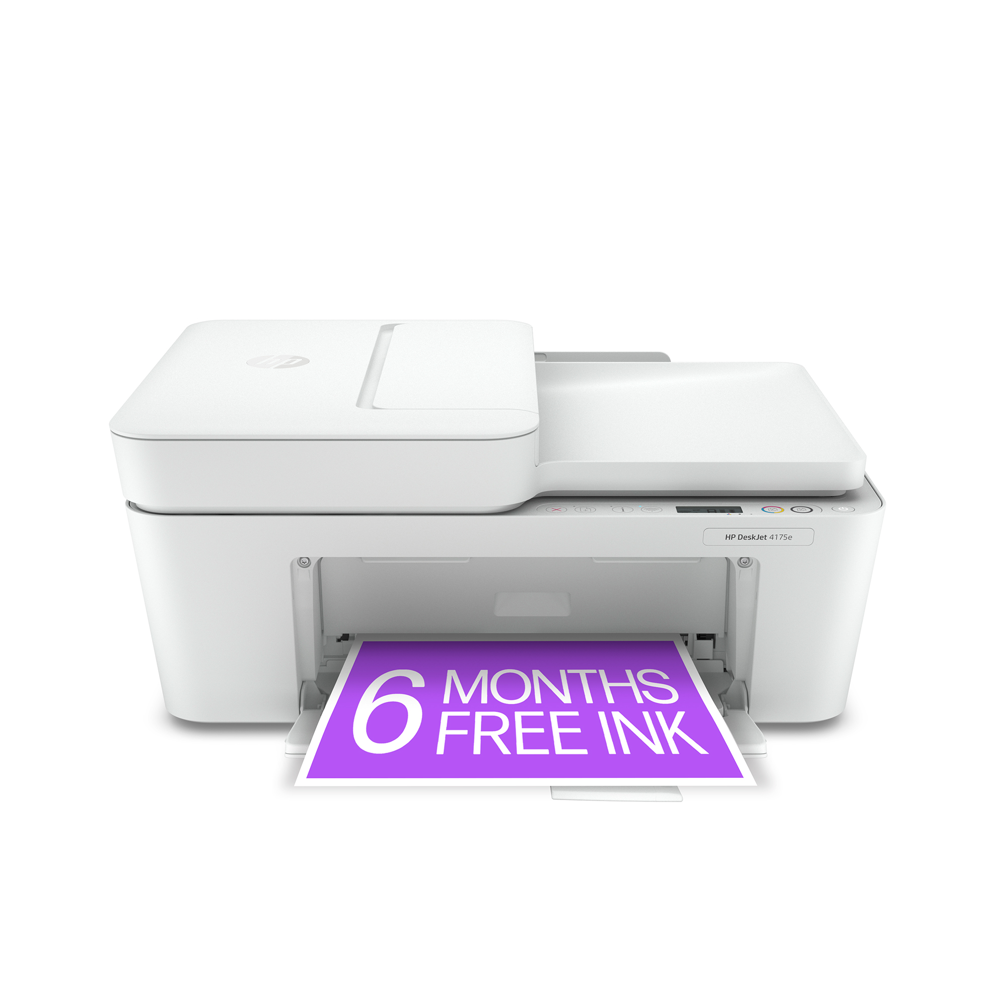 HP DeskJet 4175e Wireless Color All-in-One Inkjet Printer with 6 months Instant Ink included with HP+ - image 1 of 15