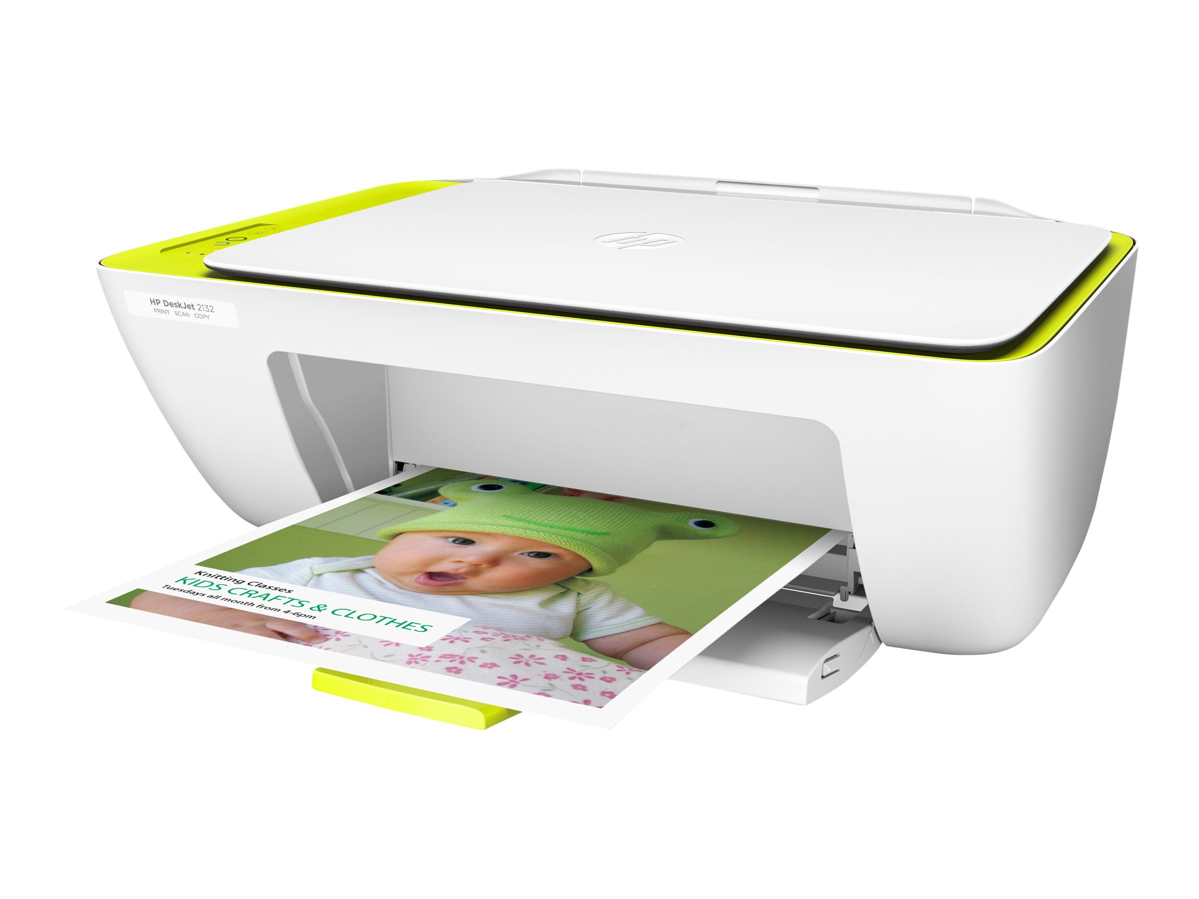 patois Minimer kultur HP Deskjet 2132 All-in-One Printer/Copier/Scanner - Walmart.com