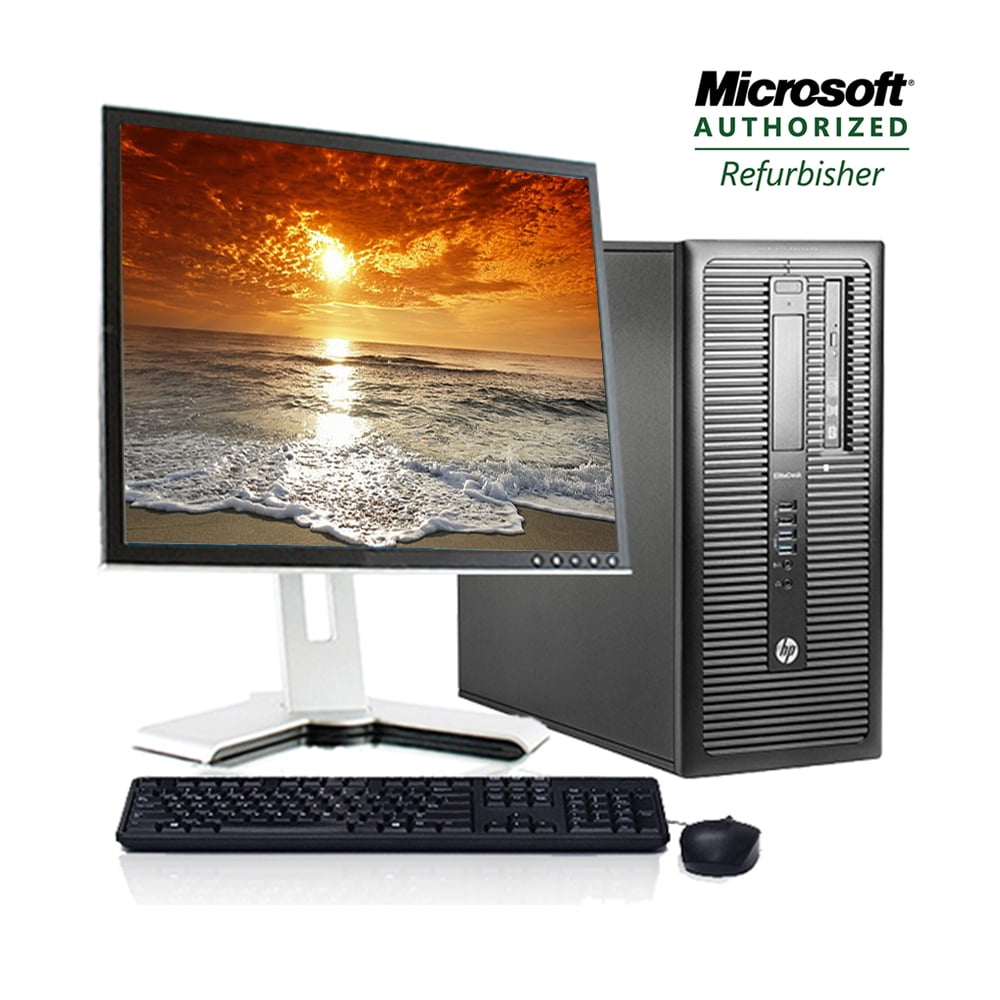 HP Desktop Computer 600 G1 Tower Intel Core i3 Processor 8GB RAM 500GB