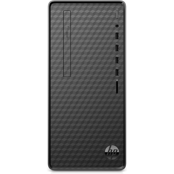 HP Minitower Desktop M01-F1120 Bundle PC, Ryzen 3-4300G, 8GB, 512GB SSD, Windows 10, DVD-RW, Wi-Fi + BT, AMD Uma