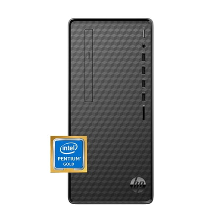 HP Desktop PC, Intel Pentium Gold G6400 Processor, 8 GB of RAM, 256 GB SSD Storage, Windows 10 Home, High-Speed Performance Computer, 8 USB Ports, Business, Study, Videos, & Gaming (M01-F1014, 2020)