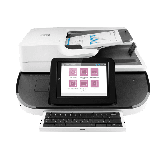 HP Digital Sender Flow 8500 fn2 Sheetfed Scanner - 600 dpi Optical - 24-bit Color - 8-bit Grayscale - L2762ABGJ
