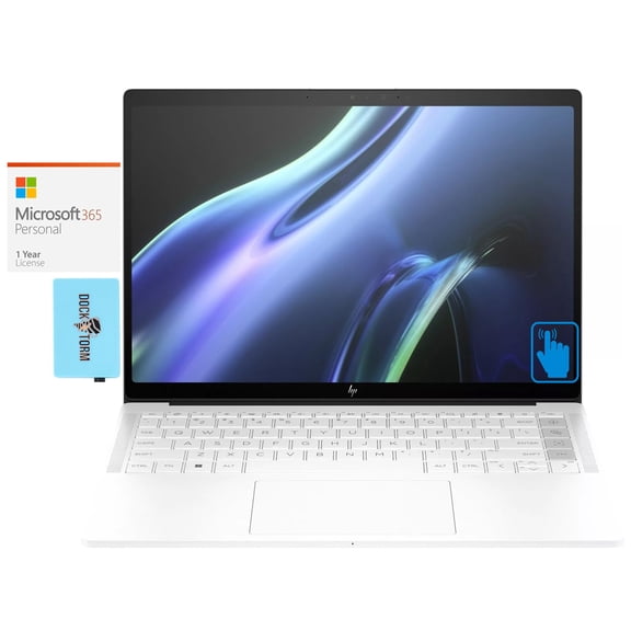 HP Dragonfly Pro One Home & Business Laptop (AMD Ryzen 7 7736U 8-Core, 16GB LPDDR5 6400MHz RAM, 512GB SSD, AMD Radeon 680M, 14.0" 60 Hz Win 11 Pro) with MS 365 Personal, Dockztorm Hub