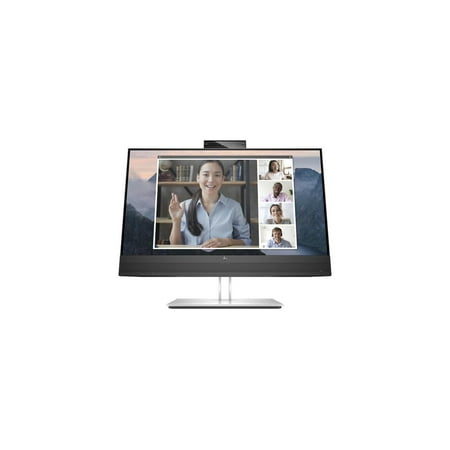 HP - E24mv G4 FHD Conferencing Monitor 23.8 LCD FHD - Black, Silver