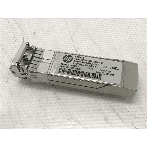 Pre-Owned HP E7Y09A 16Gb QSFP+ SW 1-Pack I Temp Ext XCVR