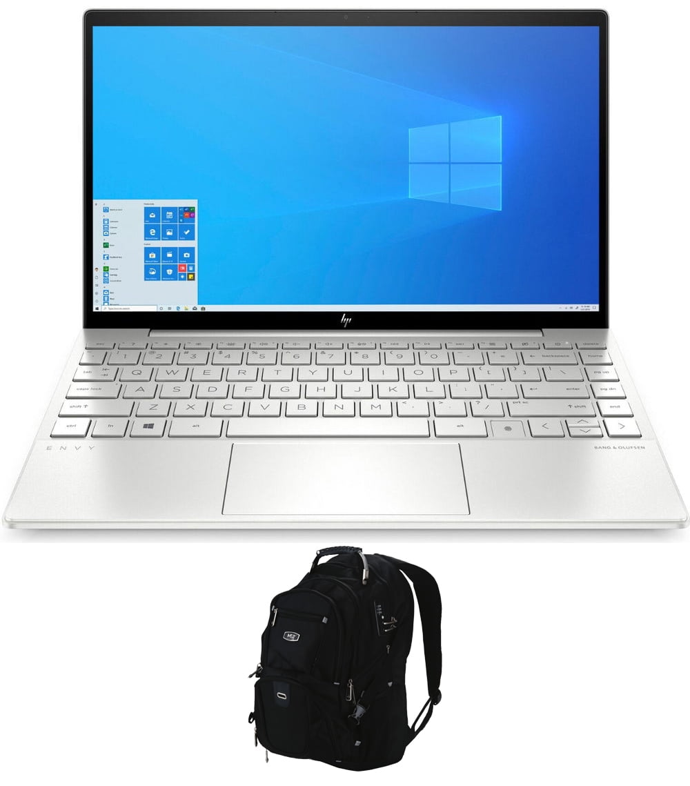 HP ENVY 13 Home/Business Laptop (Intel i5-1135G7 4-Core, 13.3in 60Hz Full HD (1920x1080), Intel Iris Xe, 8GB RAM, 1TB m.2 SATA SSD, Win 10 Pro) with Travel/Work Backpack
