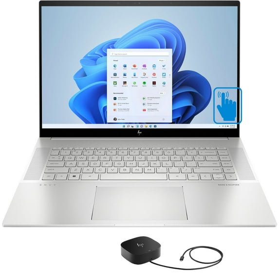 HP ENVY 16 Gaming/Entertainment Laptop (Intel i9-13900H 14-Core, 16.0in 120Hz Touch Wide QXGA (2560x1600), GeForce RTX 4060, Win 11 Pro) with G5 Essential Dock