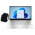 thumbnail image 1 of HP ENVY 17t Home & Business Laptop (Intel i7-1195G7 4-Core, 17.3" 60Hz Touch Full HD (1920x1080), Intel Iris Xe, 64GB RAM, 512GB m.2 SATA SSD, Win 11 Pro) with Travel & Work Backpack, 1 of 7