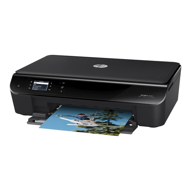 HP ENVY 4502 e-All-in-One - Multifunction printer - color - ink-jet - Legal (8.5 in x 14 in)/A4 (8.25 in x 11.7 in) (original) - A4/Legal (media) - up to 6 ppm (copying) - up to 8.8 ppm (printing) - 100 sheets - USB 2.0, Wi-Fi(n)