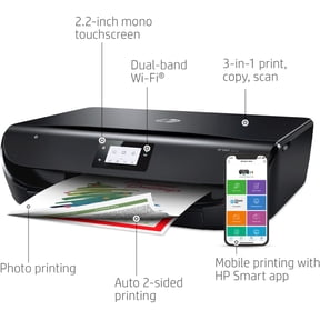 HP - ENVY 5070 Wireless All-In-One Instant Ink Ready Inkjet Printer - Black