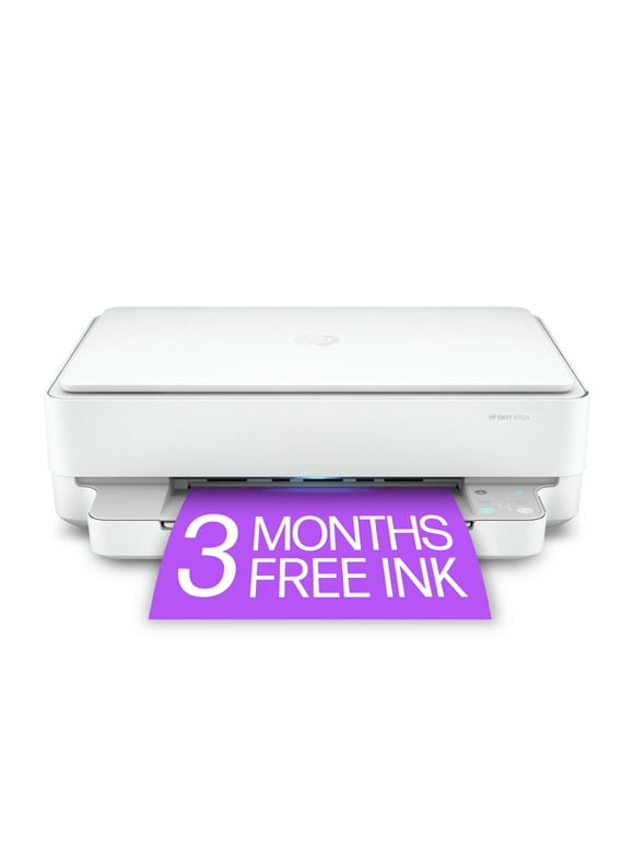 HP ENVY 6052e All-in-One Wireless Color Inkjet Photo Printer with 3 Months Instant Ink Incl with HP+