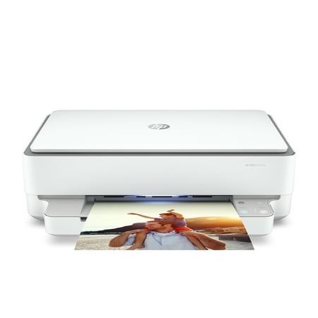 HP - ENVY 6055e Wireless Inkjet Printer with 3 months of Instant Ink Included with HP+ - White