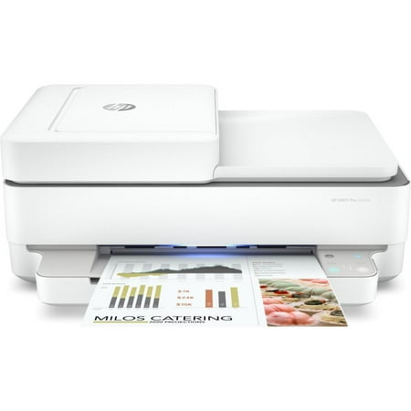 HP - ENVY 6455e Wireless All-In-One Inkjet Printer with 3 months of Instant Ink Included with HP+ - White