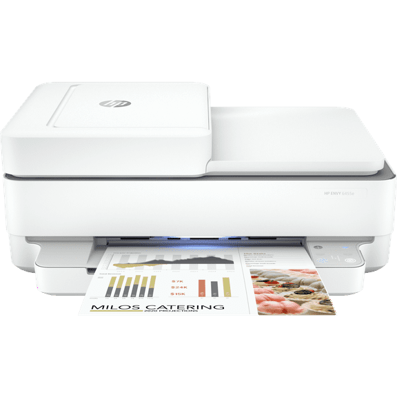 HP ENVY 6455e All-in-One Inkjet Printer, Color Mobile Print, Copy, Scan, Send