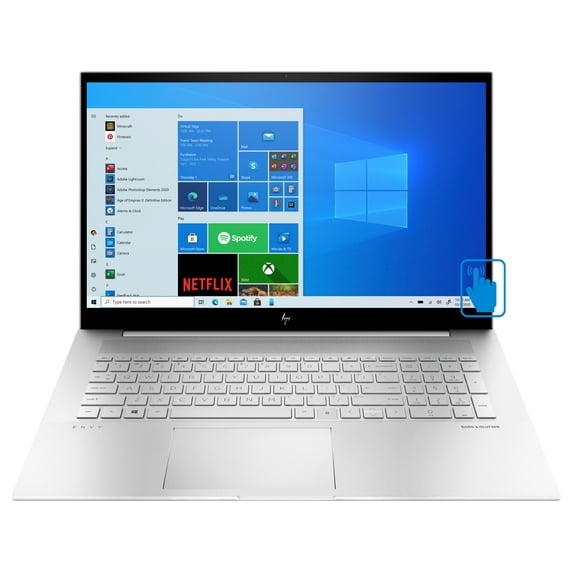 HP ENVY Home & Business Laptop (Intel i7-1165G7 4-Core, 64GB RAM, 2TB m.2 SATA SSD, 17.3" Touch Full HD (1920x1080), Intel Iris Xe, Fingerprint, Wifi, Bluetooth, Webcam, 3xUSB 3.0, Win 10 Home)