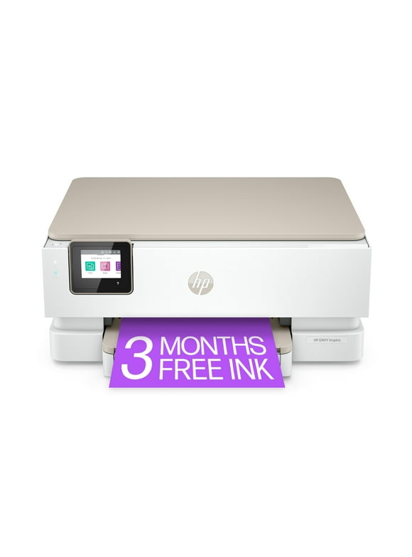 HP ENVY Inspire 7252e Wireless Color All-in-One Inkjet Photo Printer with 3 months Instant Ink Included with HP+