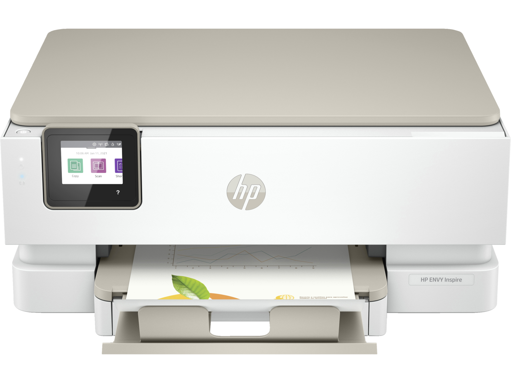 HP ENVY Inspire 7255e All-in-One Inkjet Printer, Color Mobile Print, Copy, Scan - image 1 of 7