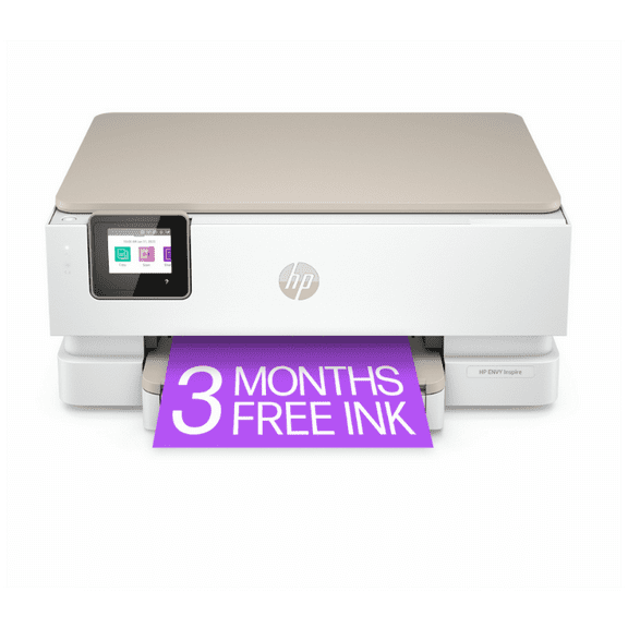 HP Envy Inspire 7255e Wireless All-in-One Color Photo Inkjet Printer, 3 months FREE Instant Ink
