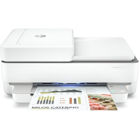 HP - ENVY Pro 6455 Wireless All-In-One Instant Ink-Ready Inkjet Printer - White