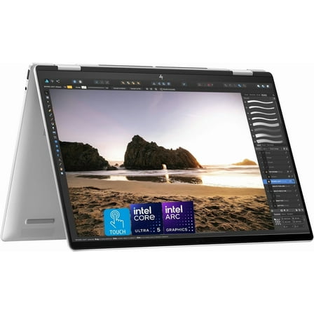 HP ENVY X360 16" Touch 2-in-1 Laptop, Intel Core Ultra 5-125U (12 Cores, Up to 4.3GHz), 16GB DDR5 RAM, 512GB SSD, Arc Graphics, Wi-Fi 6E, Bluetooth 5.3, USB-C, Thunderbolt 4, HDMI 2.1, Windows 11