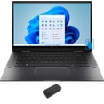 thumbnail image 1 of HP ENVY x360 -15 Home/Business 2-in-1 Laptop (AMD Ryzen 5 5500U 6-Core, 15.6in 60Hz Touch Full HD (1920x1080), AMD Radeon, 16GB RAM, 8TB PCIe SSD, Backlit KB, Wifi, Win 11 Pro) with DV4K Dock, 1 of 7