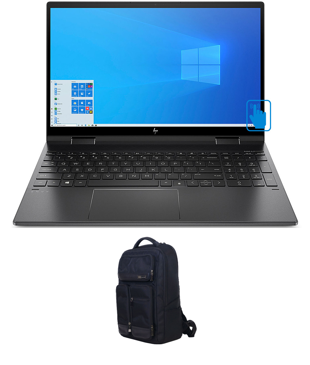 HP ENVY x360 -15 Home/Business 2-in-1 Laptop (AMD Ryzen 5 5500U 6-Core ...