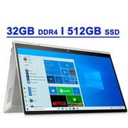 HP ENVY x360 15 Premium 2-in-1 Laptop 15.6" FHD IPS Touchscreen 11th Gen Intel Quad-Core i5-1135G7 32GB DDR4 512GB SSD Backlit Keyboard Fingerprint Reader HDMI USB-C B&O WiFi6 Win10 Silver