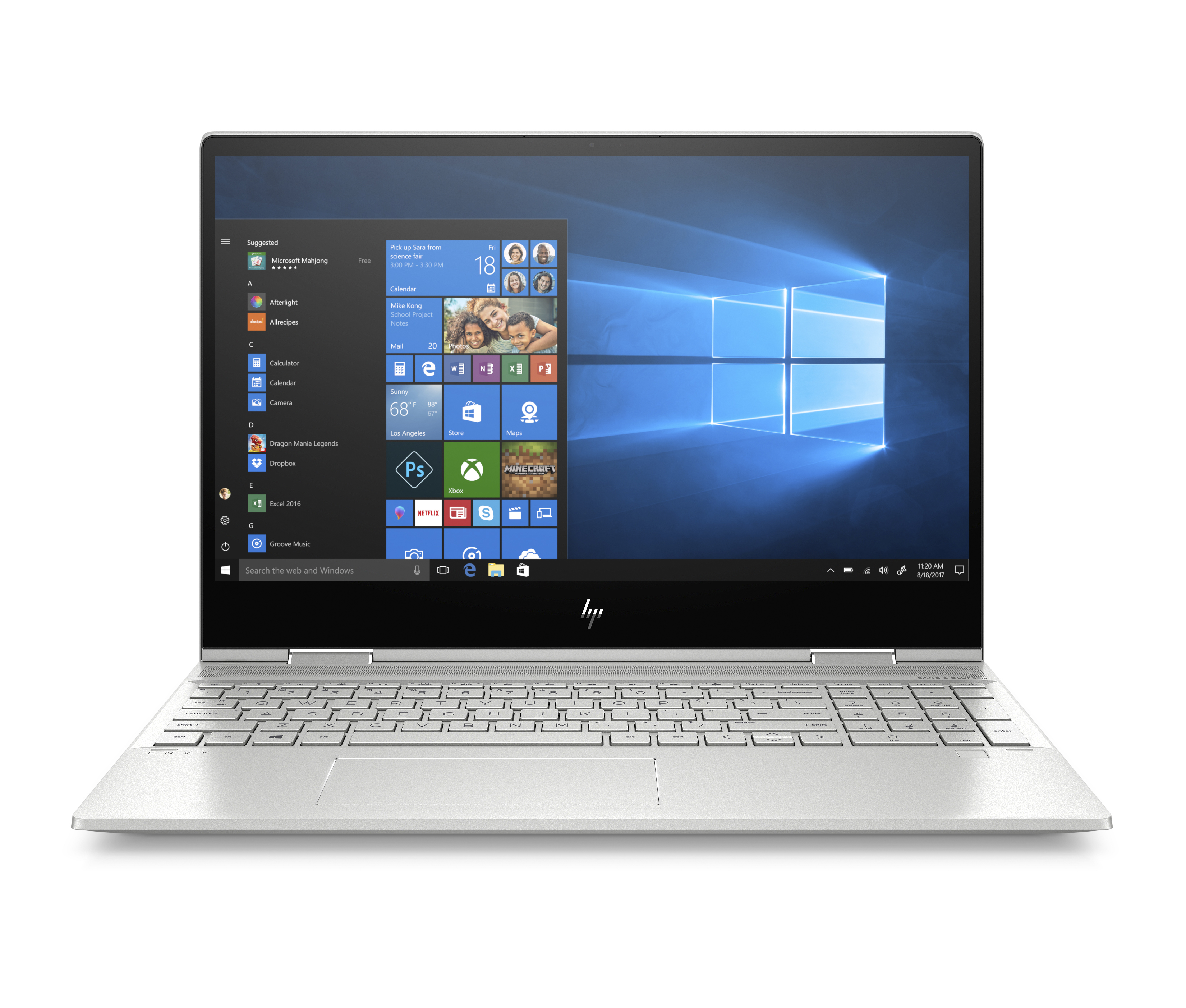 HP ENVY x360 Convertible 15-dr1010nr 15.6" With Intel Core i7-10510U 8GB DDR4 512GB SSD Windows 10 Home Laptop - image 1 of 5