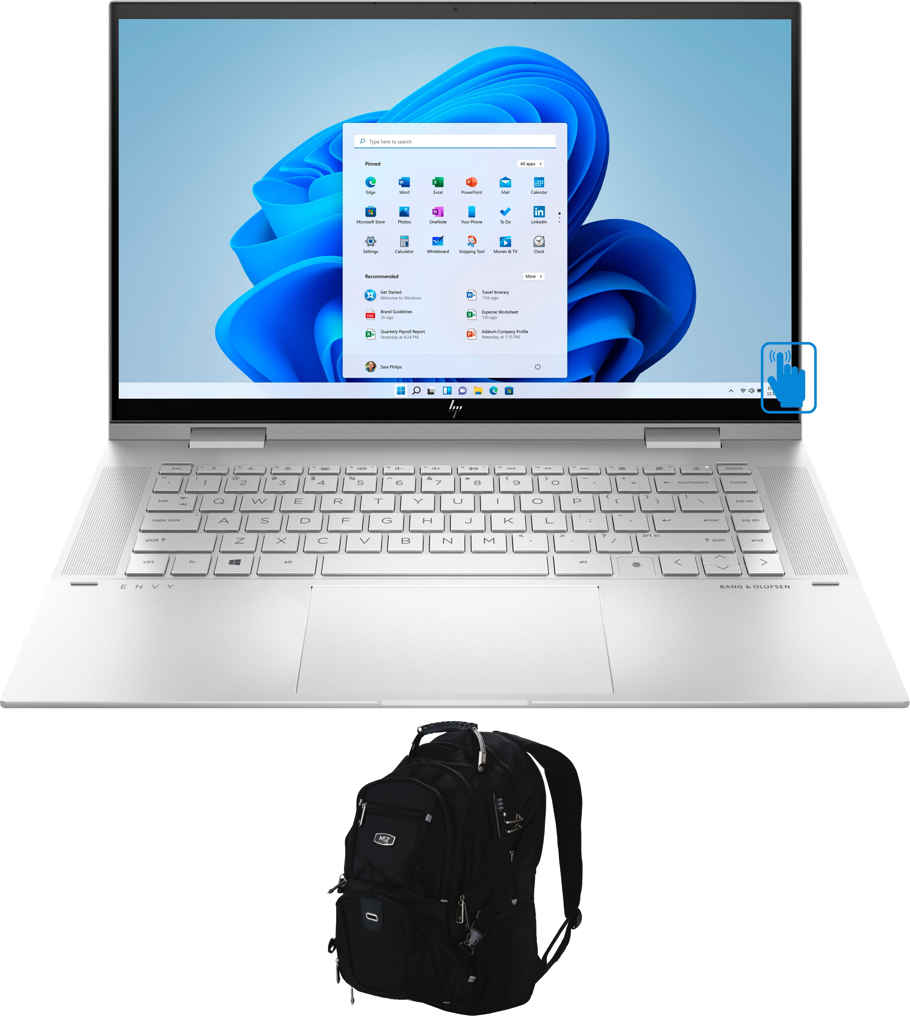 HP ENVY x360 Home/Business 2-in-1 Laptop (Intel i5-1135G7 4-Core, 15 ...