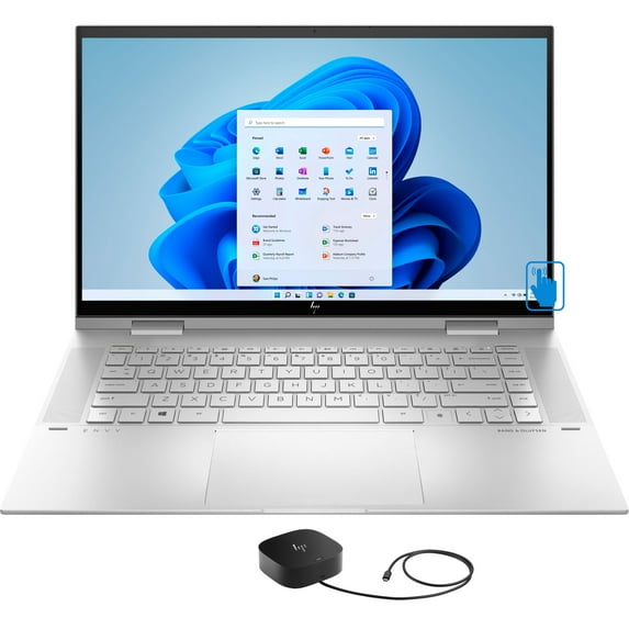 HP ENVY x360 Home/Business 2-in-1 Laptop (Intel i5-1135G7 4-Core, 15.6in 60Hz Touch Full HD (1920x1080), Intel Iris Xe, 8GB RAM, 256GB SSD, Backlit KB, Wifi, Win 10 Home)