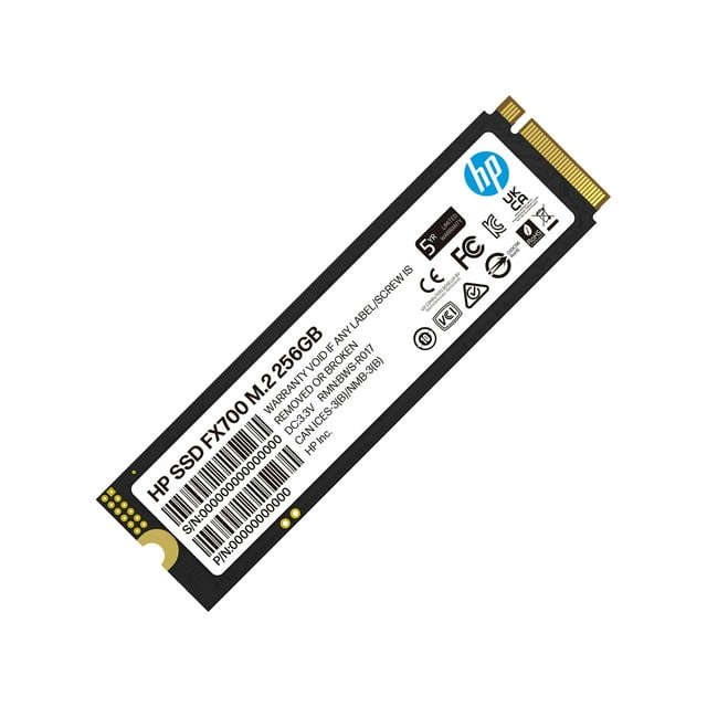HP EX900 M.2 500GB PCIe 3.0 X4 Nvme 3D TLC NAND Internal Solid State