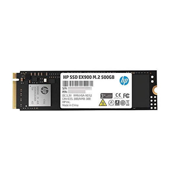 HP SSD EX900 500GB M.2 PCI Express 3.0 NVMe 1.3 SSD (Solid State Drive)