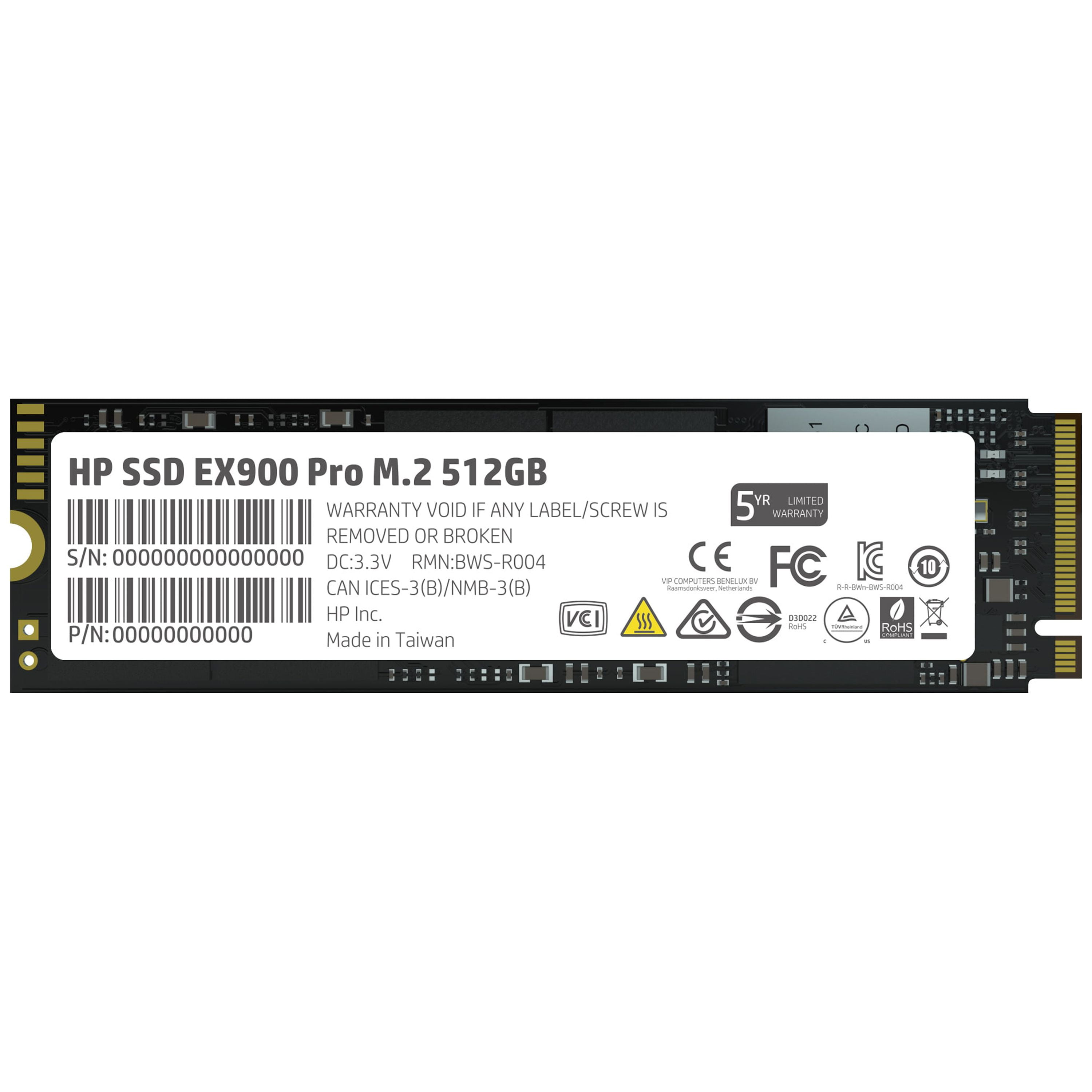 HP 512GB SSD EX900 M.2