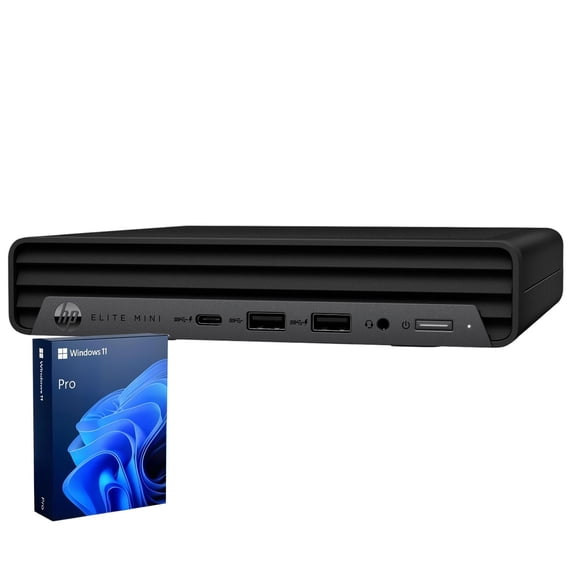 HP Elite 800 G9 MFF Business Desktop, Intel Core i7-12700T, 64GB DDR5, 2TB SSD, Windows 11 Pro, Black