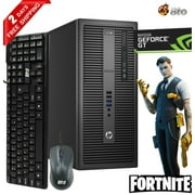 HP Elite/Pro G2 Gaming Computer Tower Desktop PC, Intel Core i5 6th Gen. Processor, 16GB DDR4 Ram, 256GB M.2 SSD, 1TB HDD, NVIDIA GeForce GT 1030 DDR5, Bto WiFi Windows 11