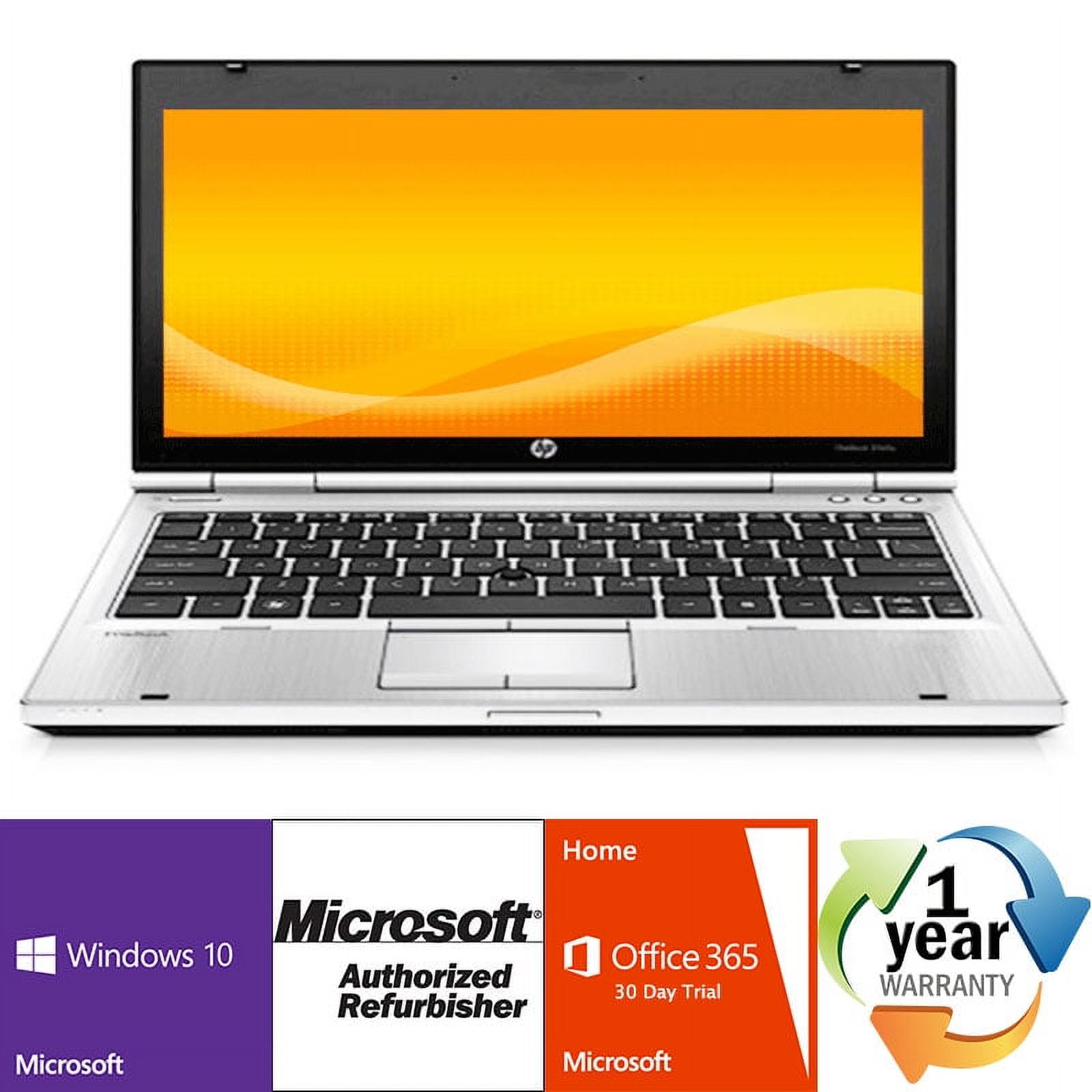 HP EliteBook 2570p i5 2.8GHz 8GB 128SSD Windows 10 Pro 64 Laptop B