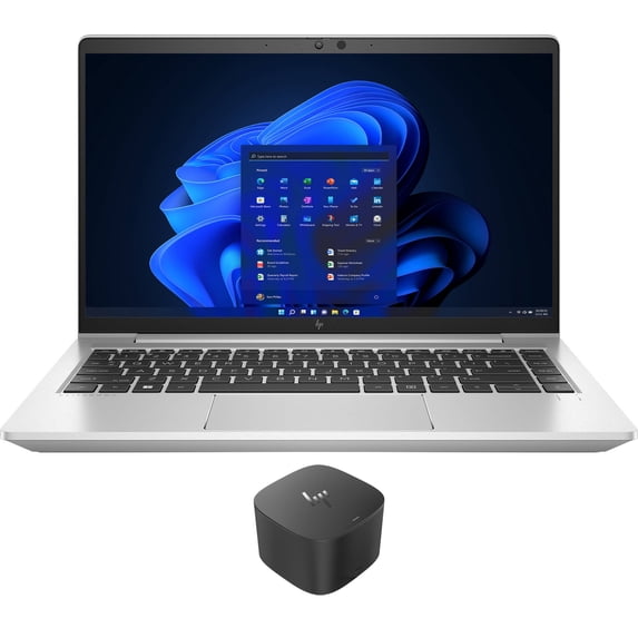 HP EliteBook 640 G9 Home/Business Laptop (Intel i5-1235U 10-Core, 14.0in 60Hz Full HD (1920x1080), Intel Iris Xe, 16GB RAM, 1TB PCIe SSD, Backlit KB, Wifi, HDMI, Win 11 Pro) with 120W G2 Dock