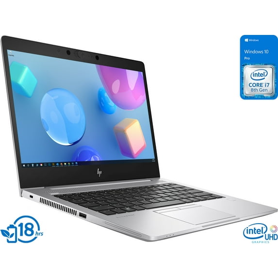 HP EliteBook 830 G6 Notebook, 13.3" IPS FHD Display, Intel Core i7-8665U Upto 4.8GHz, 16GB RAM, 2TB NVMe SSD, HDMI, Thunderbolt, Wi-Fi, Bluetooth, Windows 10 Pro